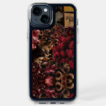 Trendy Leopard &amp; Floral iPhone 14 Plus Case .