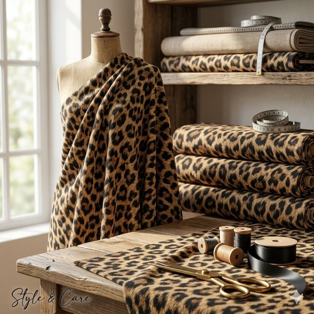 Trendy Leopard Pattern Unique Stylish Fabric (Trendy Leopard Pattern Unique Stylish Fabric)