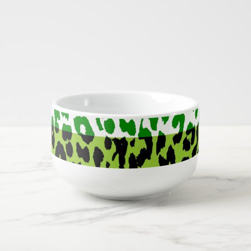 Trendy Leopard Print 10 Soup Mug