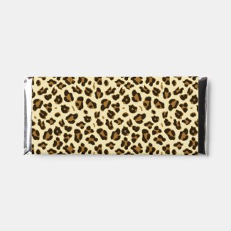 Trendy Leopard Print Hershey Bar Favors