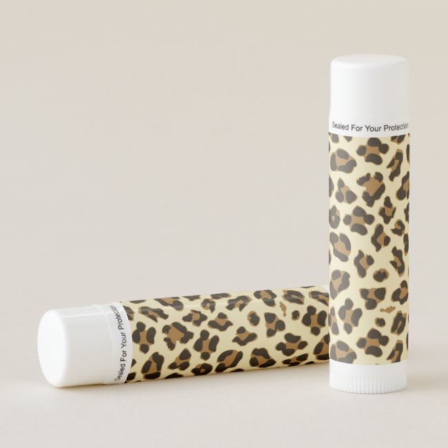 Trendy Leopard Print Lip Balm