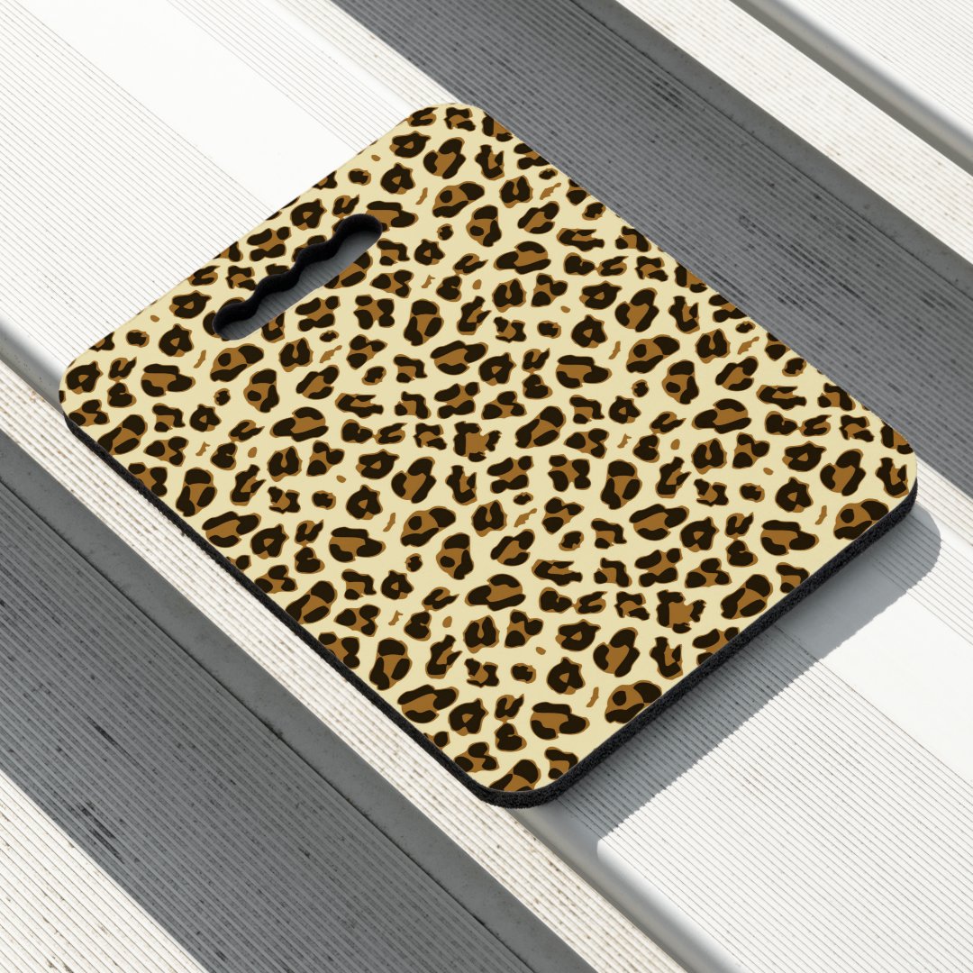 Trendy Leopard Print Seat Cushion | Zazzle