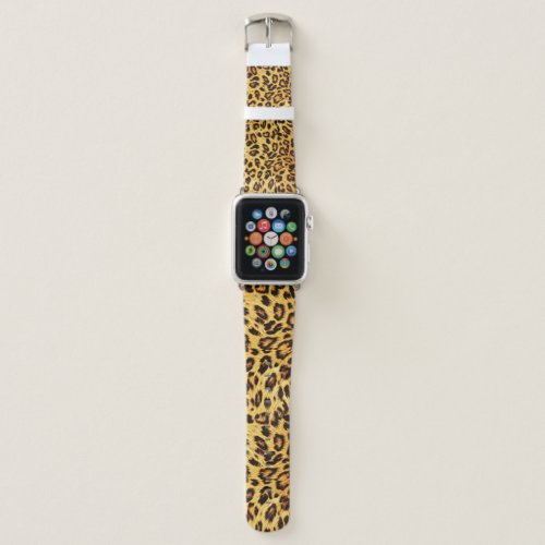 Trendy Leopard Skin Design Pattern Apple Watch Band