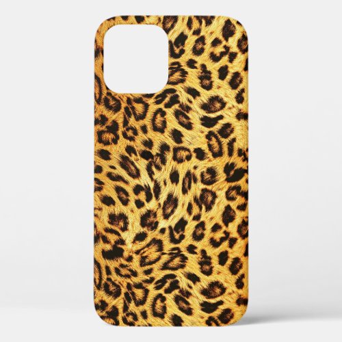 Trendy Leopard Skin Design Pattern iPhone 12 Case