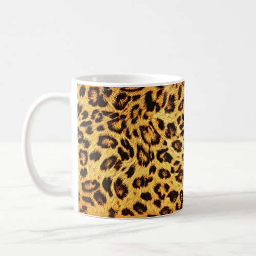 Trendy Leopard Skin Design Pattern Coffee Mug