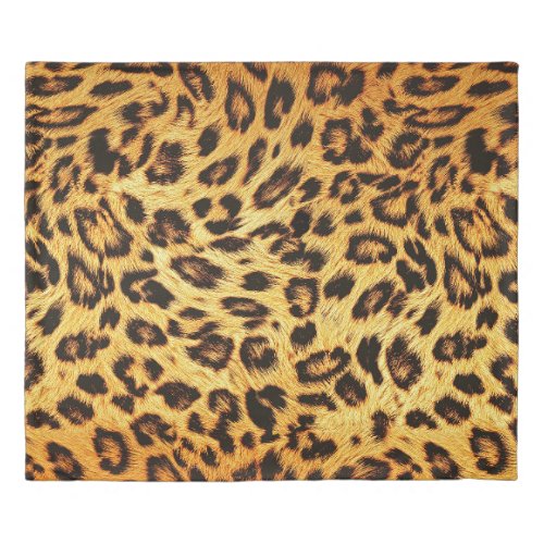 Trendy Leopard Skin Design Pattern Duvet Cover