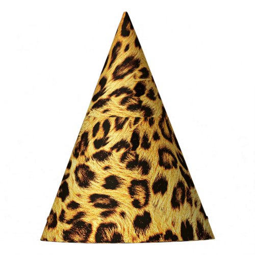 Trendy Leopard Skin Design Pattern Party Hat