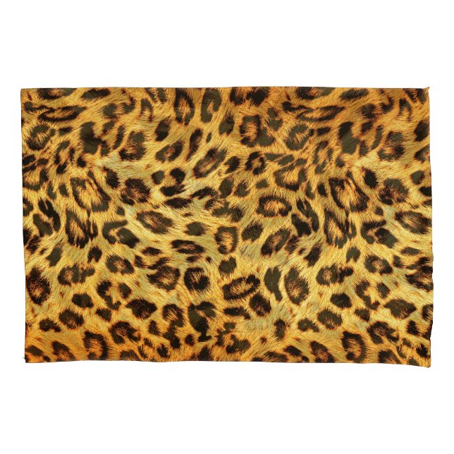 Trendy Leopard: Skin Design Pattern. Pillow Case (Front)