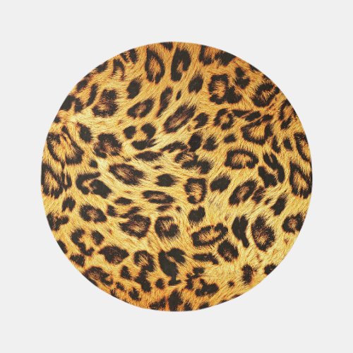 Trendy Leopard Skin Design Pattern Rug