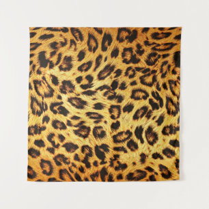 Trendy Leopard: Skin Design Pattern. Tapestry