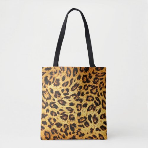 Trendy Leopard Skin Design Pattern Tote Bag