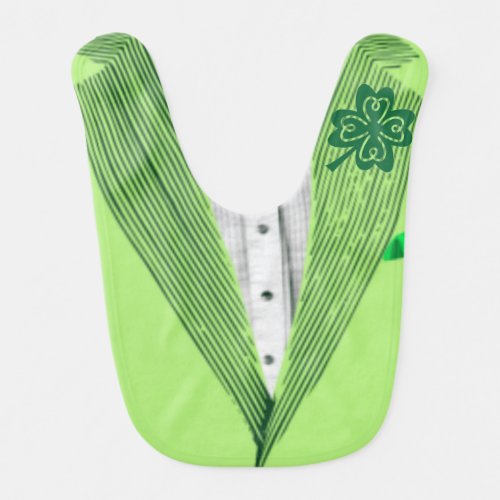 Trendy Leprechaun Baby Bib