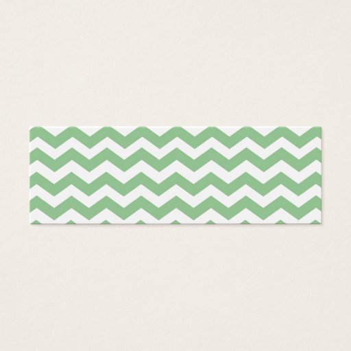 Customizable Trendy lime green chevron zigzag pattern, classic, business card template