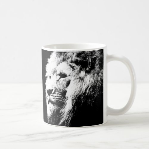 Trendy Lion Face King Elegant Template Animals Coffee Mug