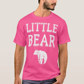 Trendy Little Bear Simple Bold Line Art  T-Shirt