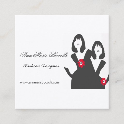 Customizable Little Black Dress Stylist Business Card Templates