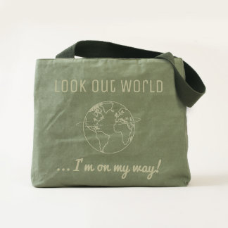Trendy Look Out World Tote