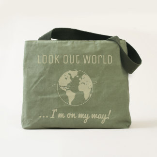 Trendy Look Out World Tote