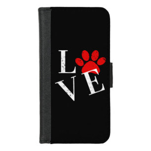 TRENDY LOVE DOG PAW iPhone 8/7 WALLET CASE