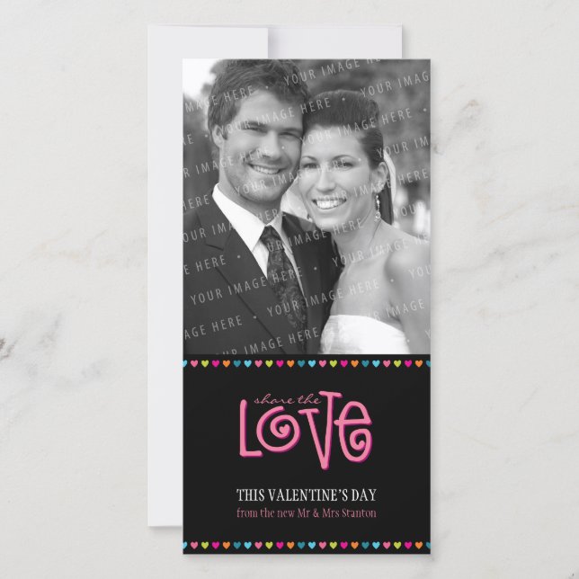 TRENDY LOVE PHOTOCARD :: LOVELETTERS 2P HOLIDAY CARD (Front)