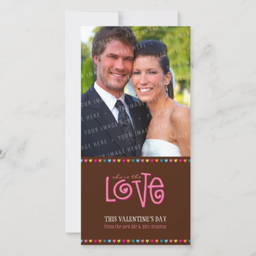 TRENDY LOVE PHOTOCARD  LOVELETTERS 4P HOLIDAY CARD