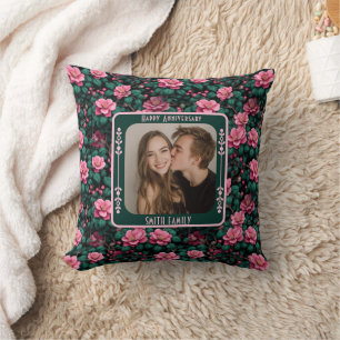 Trendy Lovebird 50Th Wedding Anniversary For Mom Throw Pillow