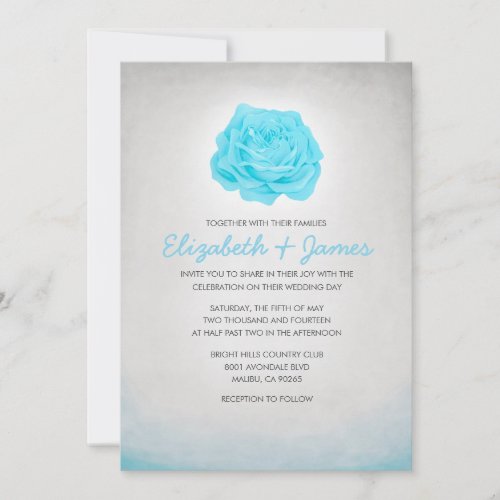 Trendy Luxury Floral Wedding Invitations