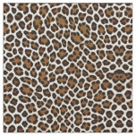 Trendy Luxury White Leopard Elegant Collection Fabric