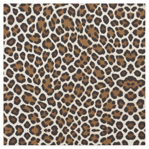 Trendy Luxury White Leopard Elegant Collection Fabric
