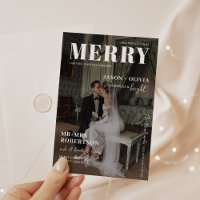 Trendy Magazine Cover Married Christmas