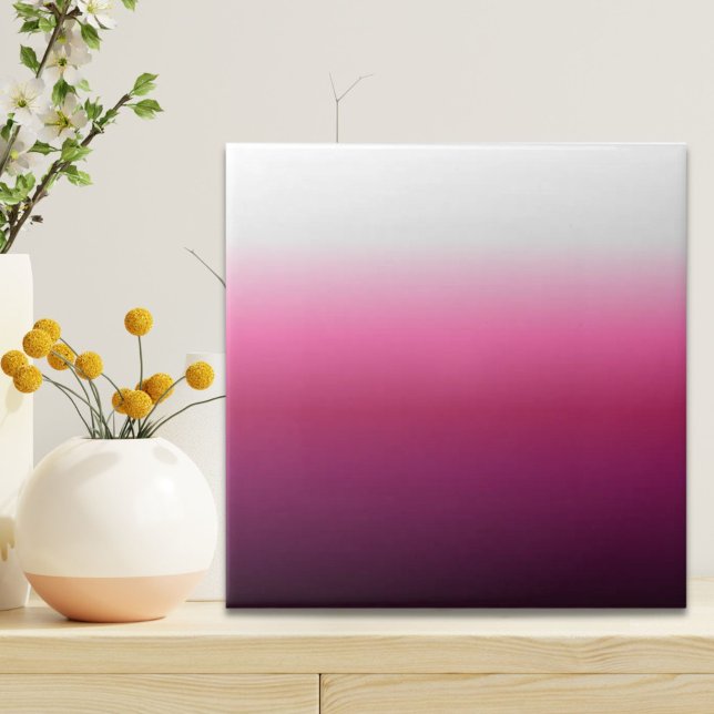 trendy magenta maroon marsala burgundy ombre ceramic tile (trendy magenta maroon marsala burgundy ombre ceramic tile)