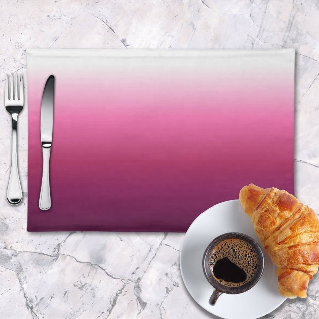 trendy magenta maroon marsala burgundy ombre cloth placemat (trendy magenta maroon marsala burgundy ombre cloth placemat)