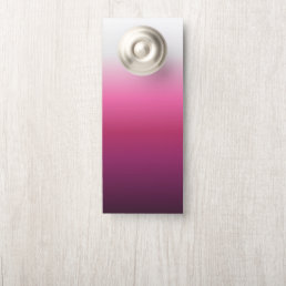 trendy magenta maroon marsala burgundy ombre door hanger