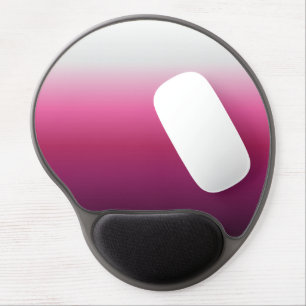 trendy magenta maroon marsala burgundy ombre gel mouse pad