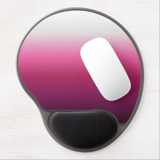 trendy magenta maroon marsala burgundy ombre gel mouse pad