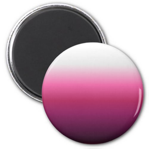 trendy magenta maroon marsala burgundy ombre magnet