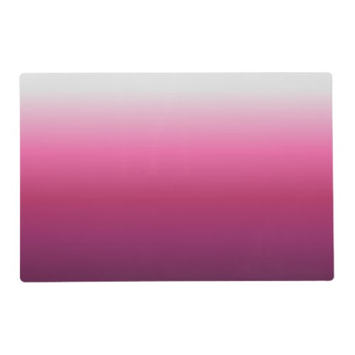 trendy magenta maroon marsala burgundy ombre placemat