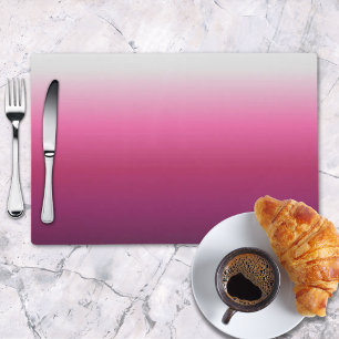 trendy magenta maroon marsala burgundy ombre placemat