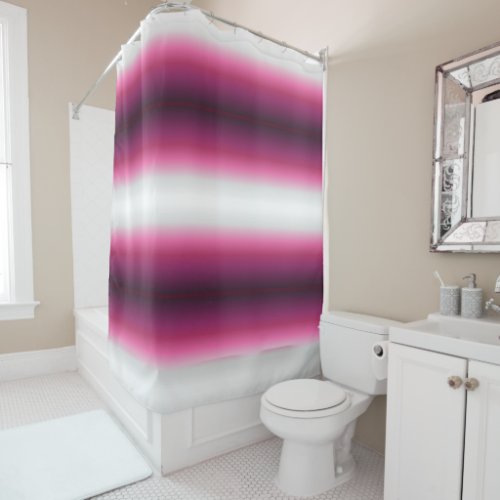 trendy magenta maroon marsala burgundy ombre shower curtain