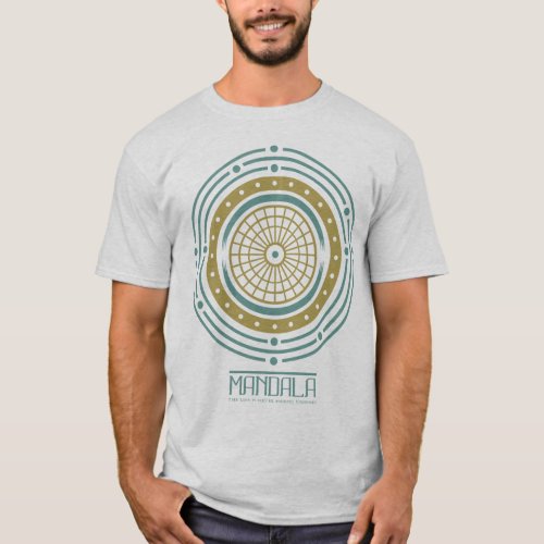 Trendy Mandala Ash T_shirt