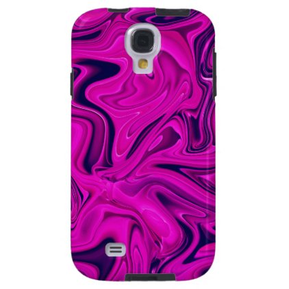 Trendy Marble in Pink, Purple, Ultra Violet Galaxy S4 Case