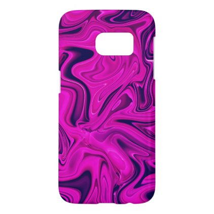 Trendy Marble in Pink, Purple, Ultra Violet Samsung Galaxy S7 Case