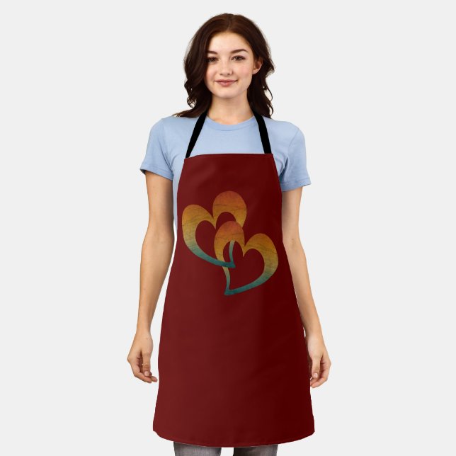 trendy marriage couple anniversary gift apron (Worn)