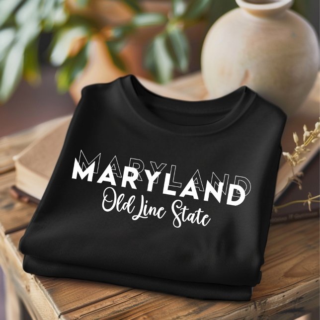 Trendy Maryland Old Line State T-Shirt (Creator Uploaded)