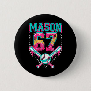 Trendy Mason 67 Mem Ice Cream Drip Bysebyll Birthd Button
