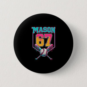 Trendy Mason 67 Mem Ice Cream Drip Sell Birthday C Button