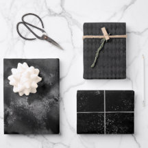 Trendy Matte Black and Grey Grunge Texture