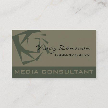 Trendy Media Consultant Designer "quartz" | Moss Business Ca
