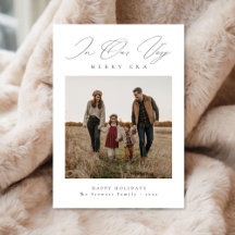 Trendy Merry Era Modern Family Rustic Photo