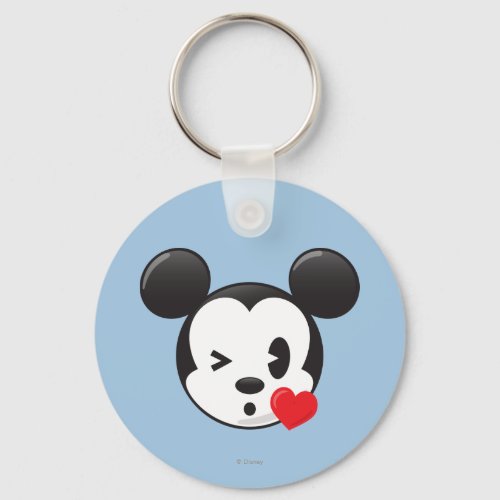 Trendy Mickey  Flirty Emoji Keychain